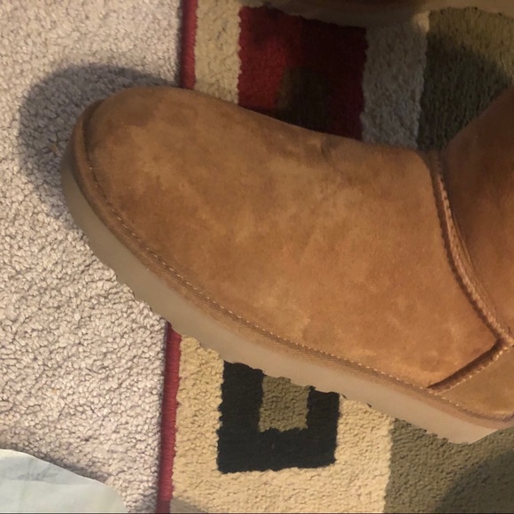 UGG Mini Bailey Bow II Boots Chestnut Brown - Picture 7 of 10